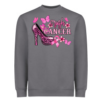 Storm Crush Cancer with high heels Cancer Awareness Heavyweight Sweatshirt - HowdyJamesFarm