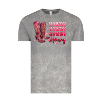 Cloud Rock howdy howdy howdy honey with cowgirl boots Vintage Tee - RanaPortraitStore