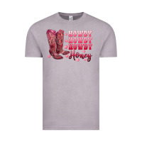 Vintage Zinc howdy howdy howdy honey with cowgirl boots Vintage Tee - RanaPortraitStore