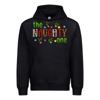 Black The Naughty One Christmas Urban Hoodie - Artiststas