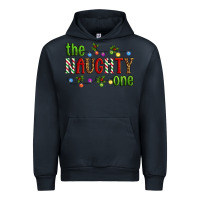 Navy The Naughty One Christmas Urban Hoodie - Artiststas