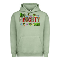Pigment Oil Green The Naughty One Christmas Urban Hoodie - Artiststas