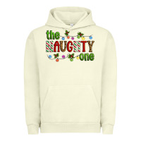 Pigment Pistachio The Naughty One Christmas Urban Hoodie - Artiststas