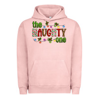 Pigment Salmon The Naughty One Christmas Urban Hoodie - Artiststas