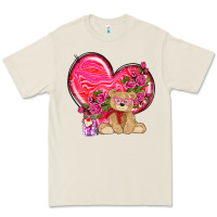 Bone valentines heart with bear Premium Tee - NancyCooperArtShop