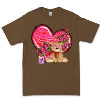 Cacao valentines heart with bear Premium Tee - NancyCooperArtShop