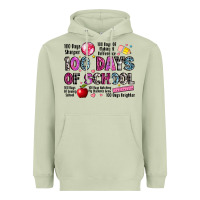 Matcha 100 days of school Heavyweight Hoodie - LillyAllenDesigns