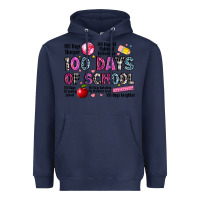 Navy 100 days of school Heavyweight Hoodie - LillyAllenDesigns