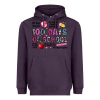 Plum 100 days of school Heavyweight Hoodie - LillyAllenDesigns