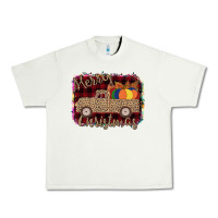 Pistachio Merry Christmas Truck Urban Heavy Tee - Bettercallsaul