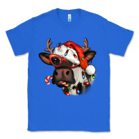 True Royal Christmas cow with antlers Classic Tee - Jasminsmagicworld