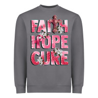 Storm faith hope cure breast cancer Heavyweight Sweatshirt - CowGirlArtShop
