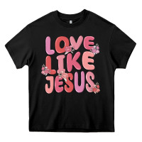 Black love like jesus Heavy Core Tee - MaliasSmallBusiness