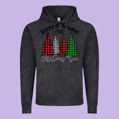 Rockin' Around The Christmas Tree Vintage Hoodie Designed By Bettercallsaul