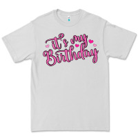 Dove Grey it s my birthday Premium Tee - MaliasSmallBusiness