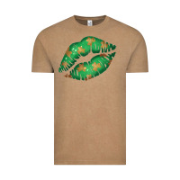 Vintage Coffee St. Patricks Day Green Lips Vintage Tee - Bettercallsaul
