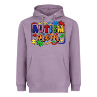 Lavender autism mom Heavyweight Hoodie - LillyAllenDesigns