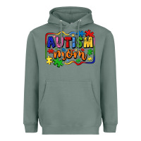 Sage autism mom Heavyweight Hoodie - LillyAllenDesigns