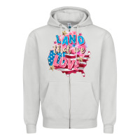 Dove Grey Merica leopard lightning bolt Zipper Hoodie - FaDigitalArtStudio