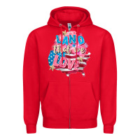 Red Merica leopard lightning bolt Zipper Hoodie - FaDigitalArtStudio