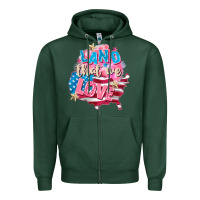 Sports Green Merica leopard lightning bolt Zipper Hoodie - FaDigitalArtStudio