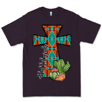 Plum aztec cactus cross Premium Tee - JahusDesignShop