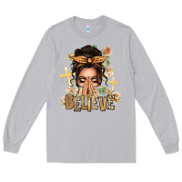 Moon Dust believe praying caucasian messy bun Long Sleeve Tee - texasbilliewilder