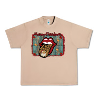 Burro Merry Christmas Lips Santa Urban Heavy Tee - Bettercallsaul
