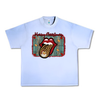 Grape Ice Merry Christmas Lips Santa Urban Heavy Tee - Bettercallsaul