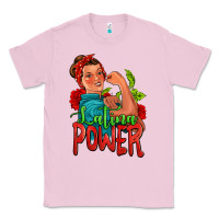 Bubblegum Pink latina power strong woman Classic Tee - Jasminsmagicworld