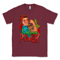 Burgundy latina power strong woman Classic Tee - Jasminsmagicworld
