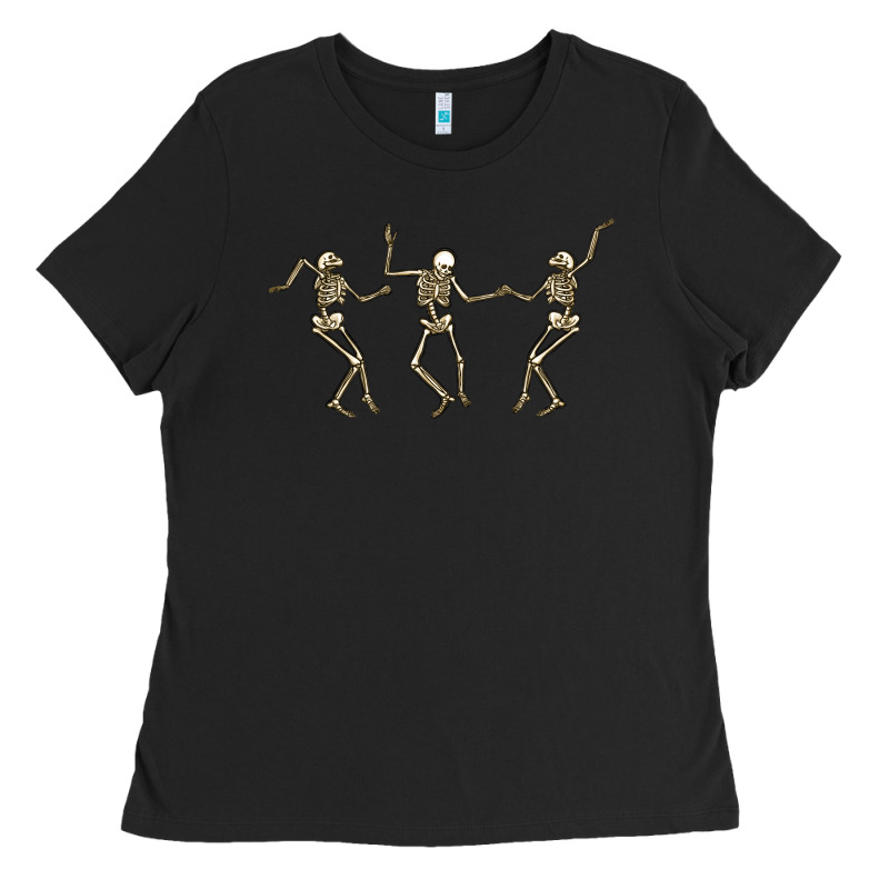 Dancing Skeletons Ladies Tee by MaliasSmallBusiness | Teevron