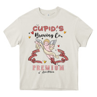 Cream cupids brewing company Heavy Core Tee - MaliasSmallBusiness