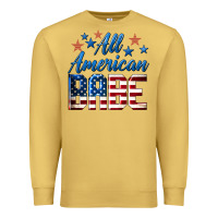 Antique Gold All American Babe Premium Sweatshirt - LillyAllenDesigns