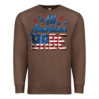Chestnut All American Babe Premium Sweatshirt - LillyAllenDesigns