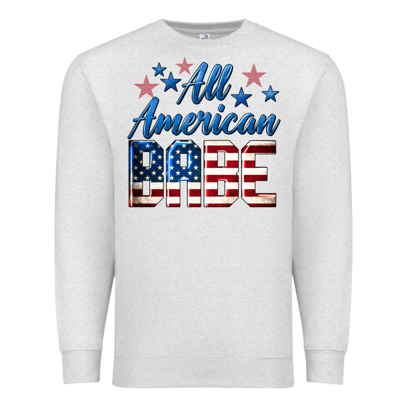 All American Babe Premium Sweatshirt by LillyAllenDesigns | Teevron