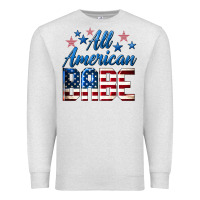 Oatmeal Heather All American Babe Premium Sweatshirt - LillyAllenDesigns