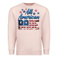 Pale Pink All American Babe Premium Sweatshirt - LillyAllenDesigns