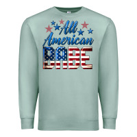 Seafoam All American Babe Premium Sweatshirt - LillyAllenDesigns