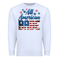 White All American Babe Premium Sweatshirt - LillyAllenDesigns