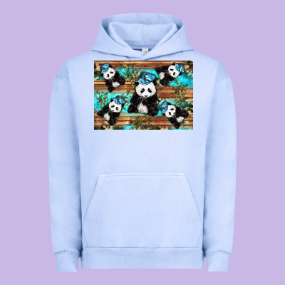 Camouflage Baby Panda Urban Hoodie Designed By Artiststas