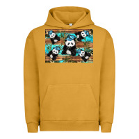Pigment Peanut Butter Camouflage Baby Panda Urban Hoodie - Artiststas