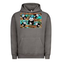 Pigment Tornado Camouflage Baby Panda Urban Hoodie - Artiststas