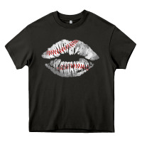 Asphalt baseball lips Heavy Core Tee - AdoDesignShop