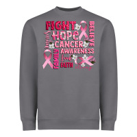 Storm cancer awareness fight believe hope survive Heavyweight Sweatshirt - CowGirlArtShop