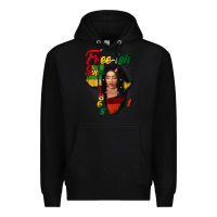 Black Free-ish since 1865 black woman Premium Hoodie - FaDigitalArtStudio