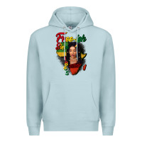Blue Mist Free-ish since 1865 black woman Premium Hoodie - FaDigitalArtStudio