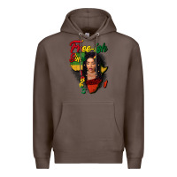 Coffee Free-ish since 1865 black woman Premium Hoodie - FaDigitalArtStudio