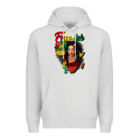 Dove Grey Free-ish since 1865 black woman Premium Hoodie - FaDigitalArtStudio