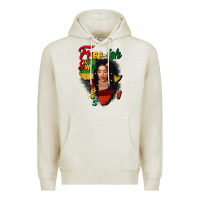 Oatmeal Heather Free-ish since 1865 black woman Premium Hoodie - FaDigitalArtStudio